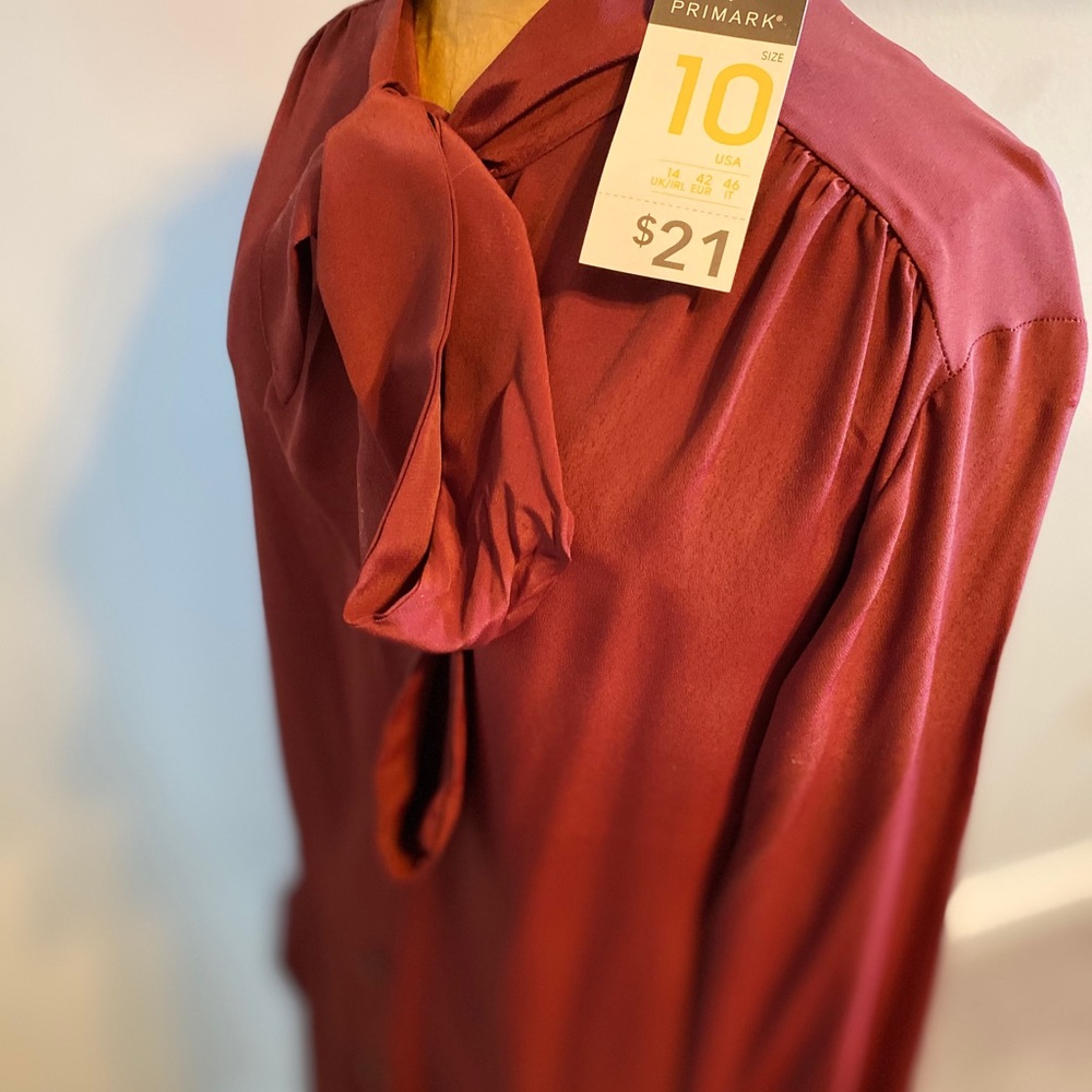 Burgundy Dress Shirt